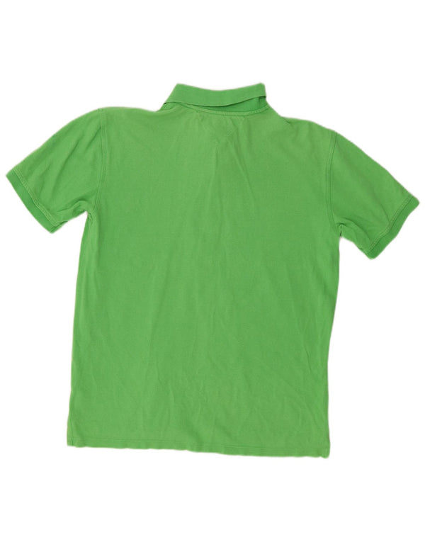Tommy Hilfiger Boys Polo Shirt 15-16 Years Large  Green Cotton