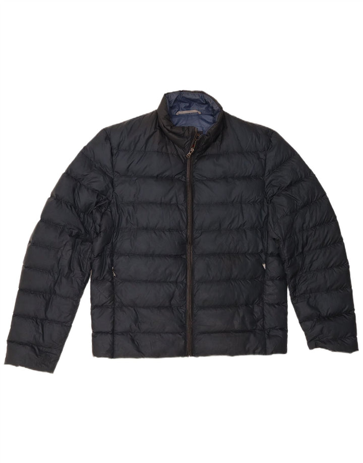 Paul & Shark Mens Padded Jacket UK 38 Medium Navy Blue Polyester