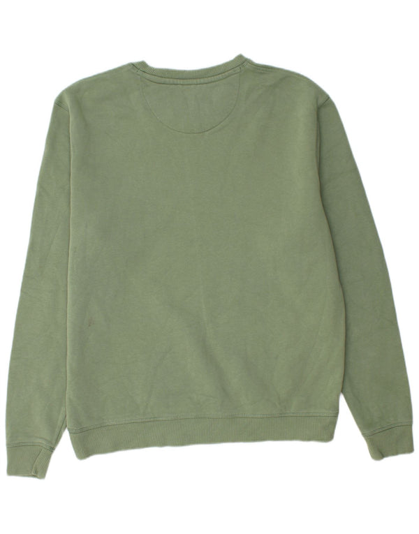 Jack Wills Mens Sweatshirt Jumper Medium Green Cotton