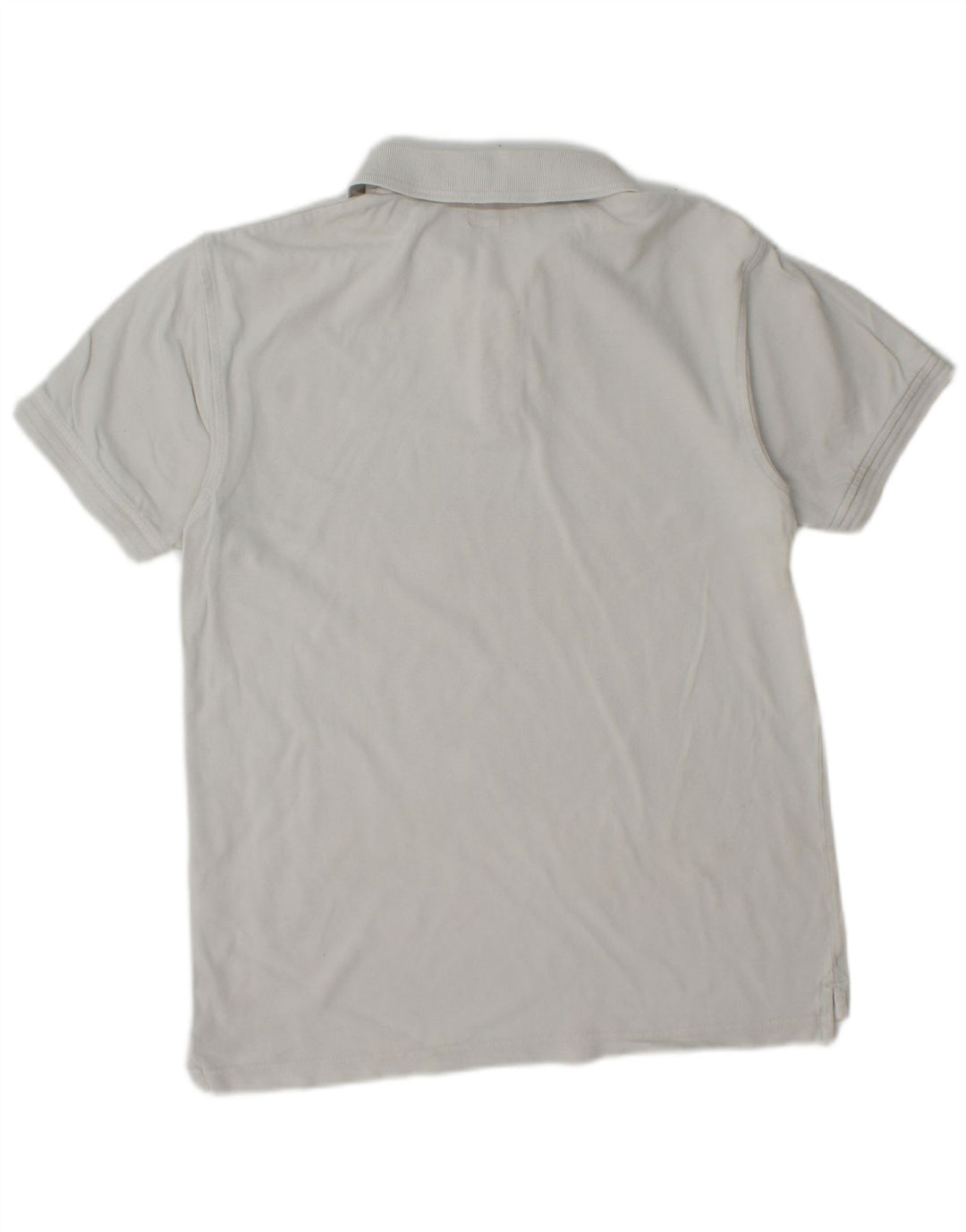 LEVI'S Mens Polo Shirt Small White Colourblock Cotton