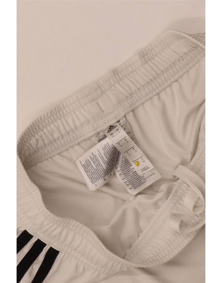 Adidas Mens Juventus Sport Shorts Small White Polyester