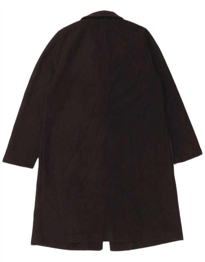 Zara Womens Open Overcoat UK 18 XL Black Polyester