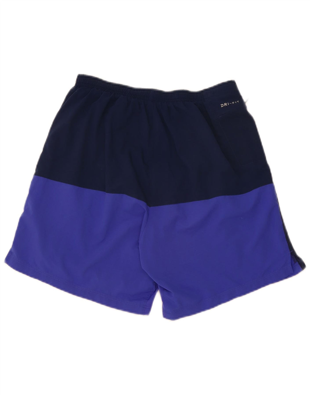 Nike Mens Sport Shorts Medium Navy Blue Colourblock Polyester