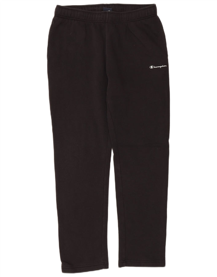 CHAMPION Mens Tracksuit Trousers Large  Black Cotton
