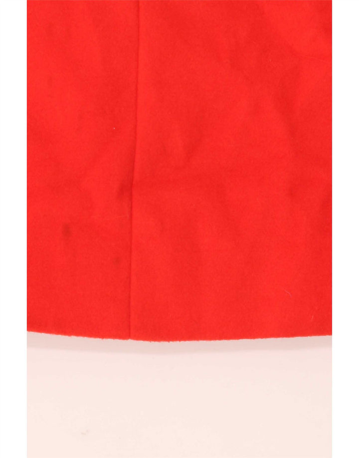 Marks & Spencer Womens Overcoat UK 12 Medium Red Polyester