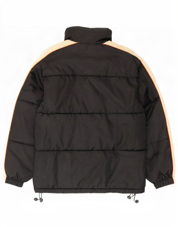 Southern Mens Padded Jacket UK 38 Medium Black Colourblock Polyester