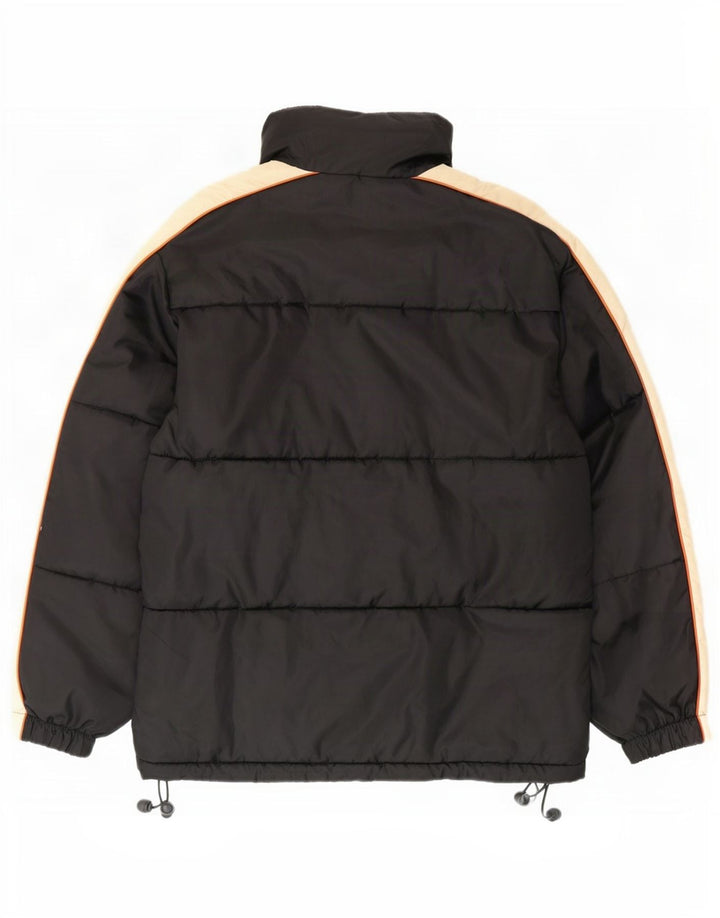 Southern Mens Padded Jacket UK 38 Medium Black Colourblock Polyester