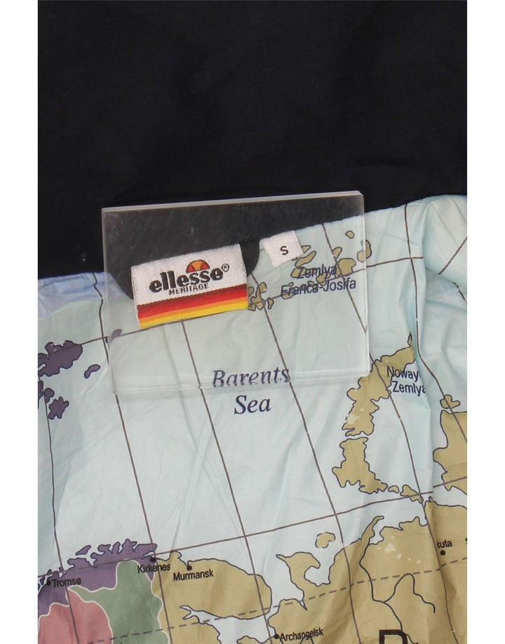 Ellesse Mens Bomber Jacket UK 36 Small Navy Blue