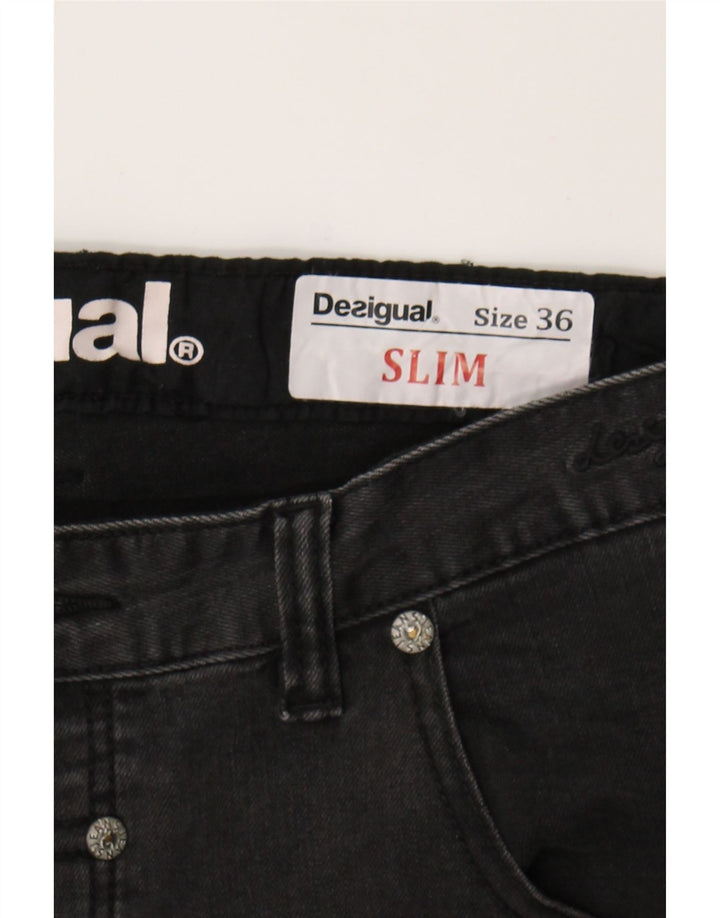 DESIGUAL Mens Slim Jeans W36 L29 Black Cotton Vintage Desigual and Second-Hand Desigual from Messina Hembry 
