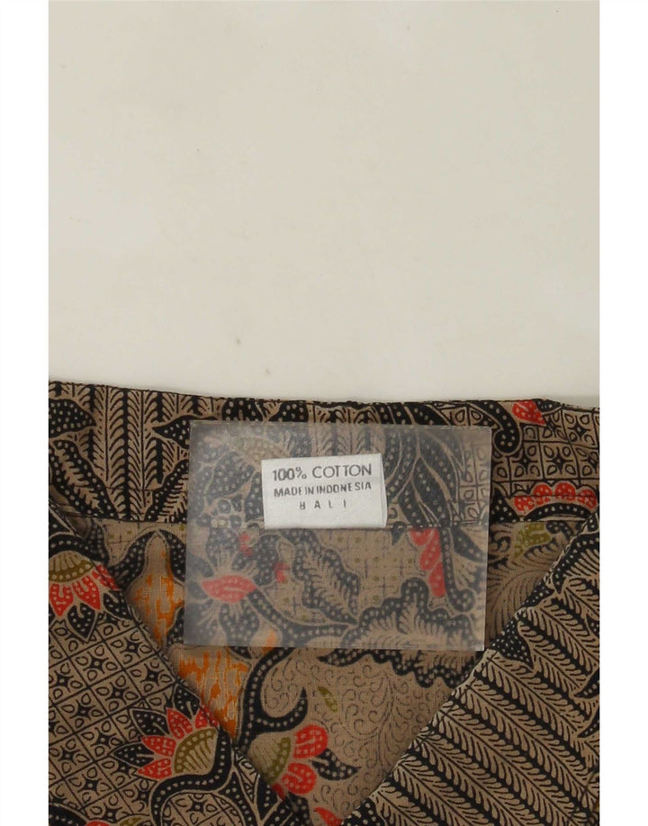 Alit Astika Mens Abstract Pattern Short Sleeve Shirt 5XL Multicoloured