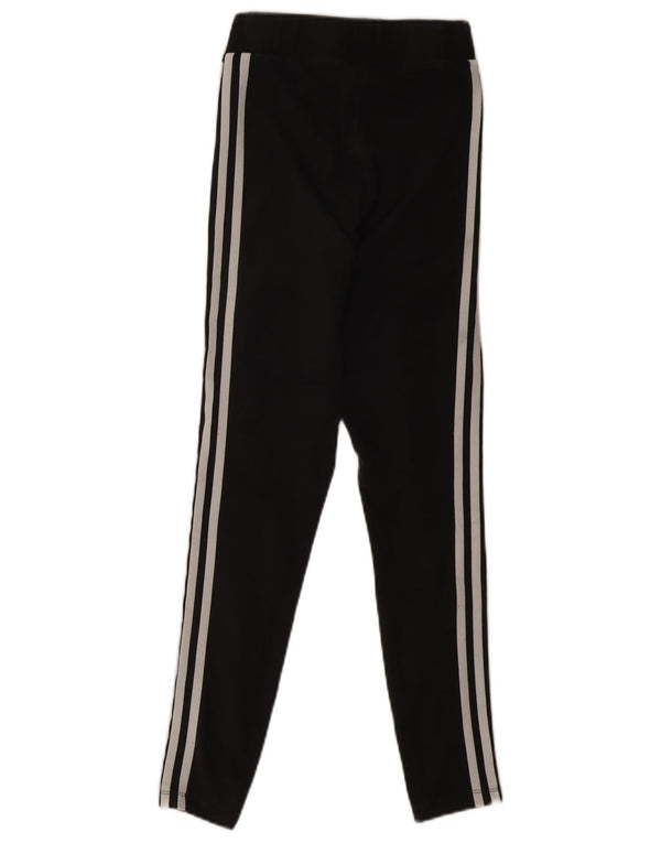 Adidas Womens Leggings UK 8 Small Black Cotton