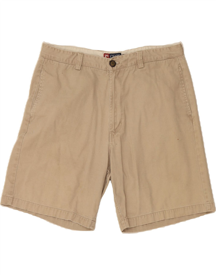 CHAPS Mens Chino Shorts W36 Large  Beige Cotton Vintage Chaps and Second-Hand Chaps from Messina Hembry 