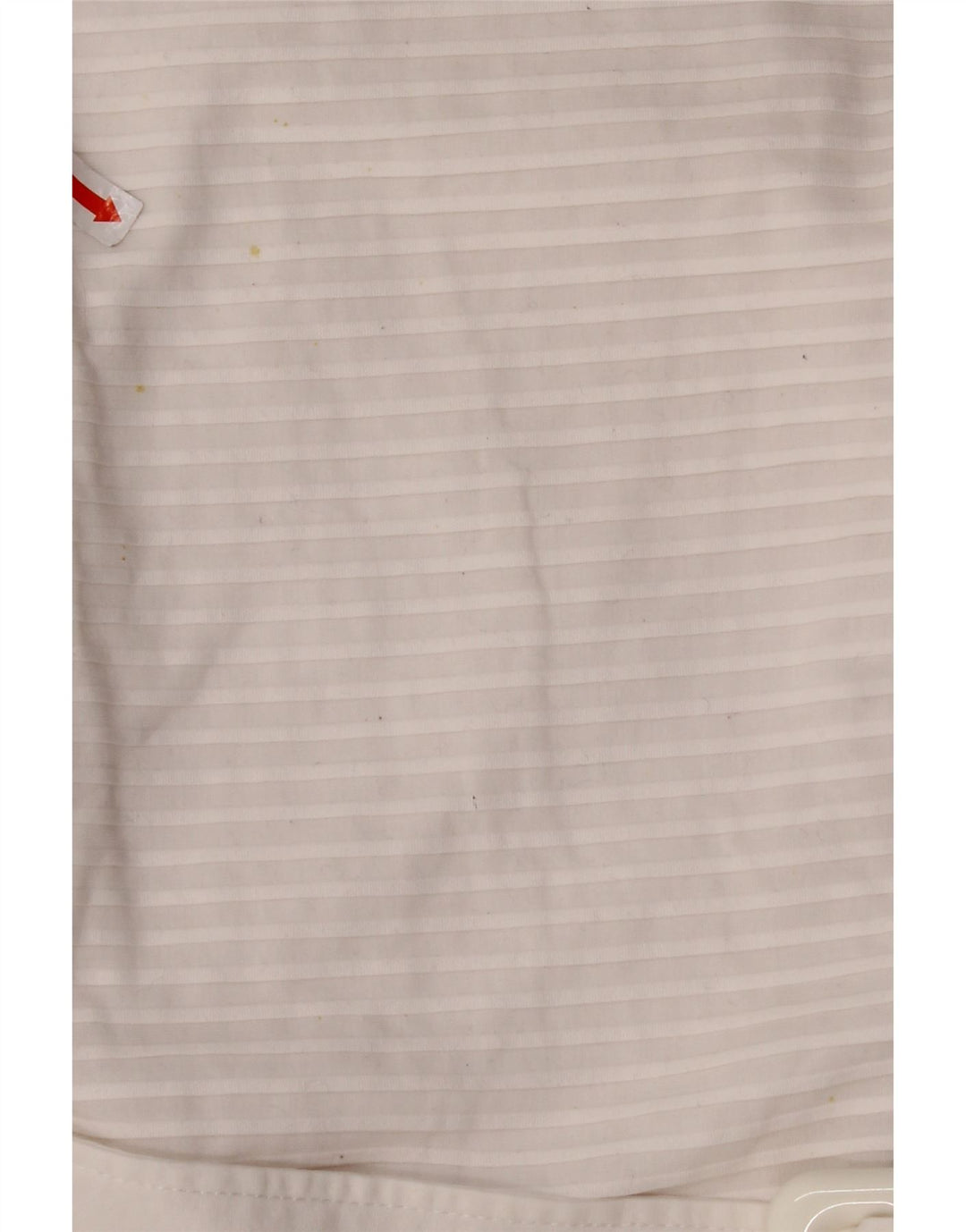 NARACAMICIE Womens Sleeveless Blouse Top UK 8 Small White Pinstripe Cotton