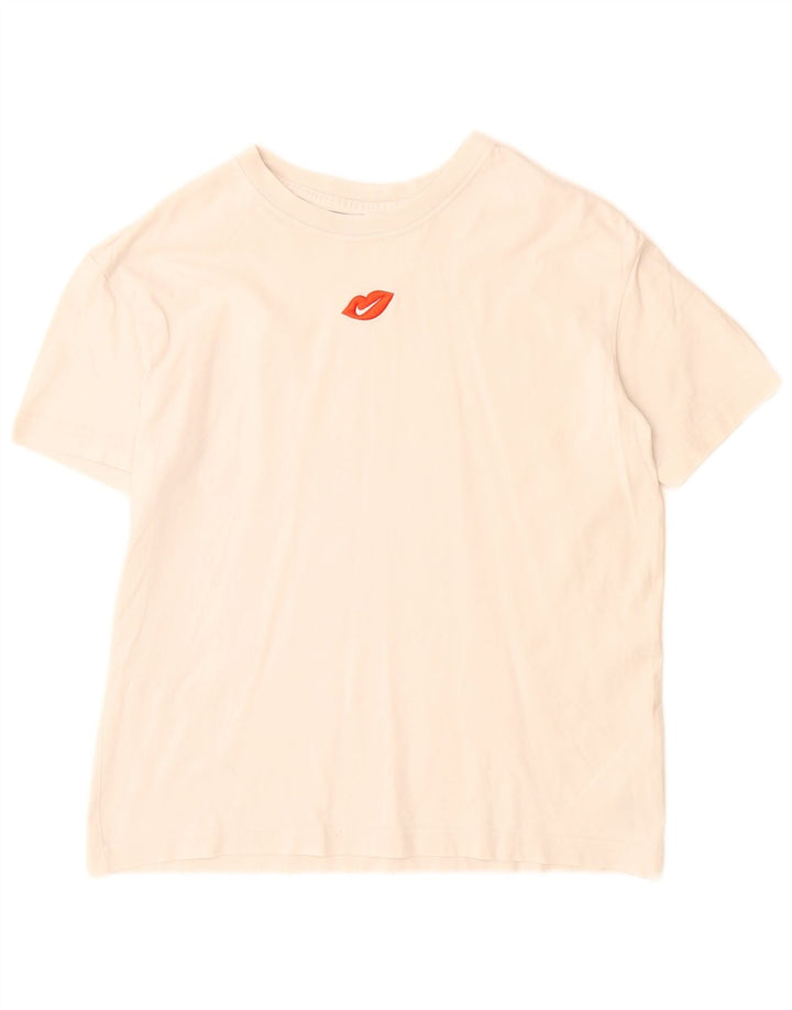 Nike Mens T-Shirt Top Small White Cotton