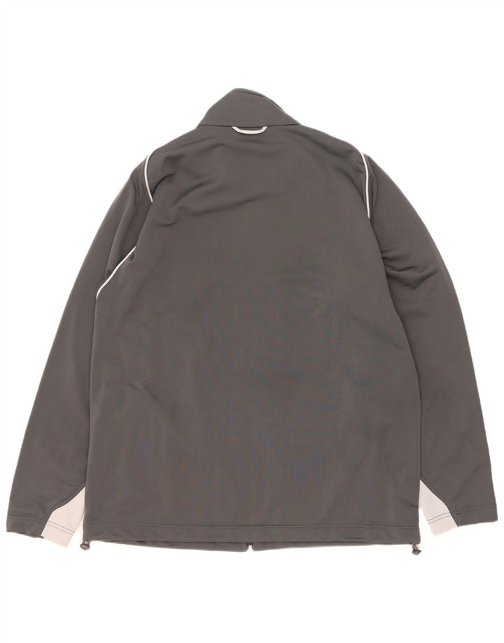 Puma Mens Tracksuit Top Jacket XL Grey Colourblock Polyester