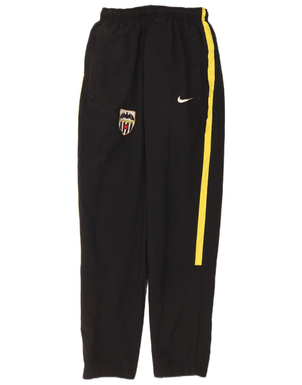 Nike Mens Tracksuit Trousers Joggers UK 35/37 Small Black Colourblock