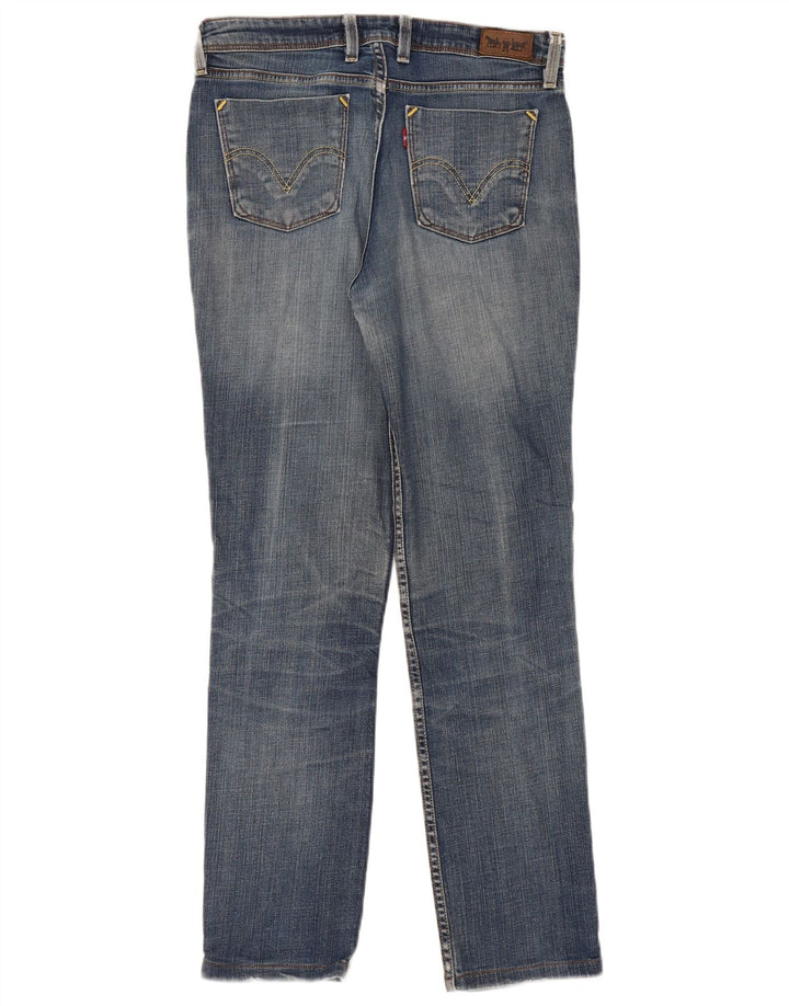 Levi's Womens 627 Straight Jeans W32 L30 Blue