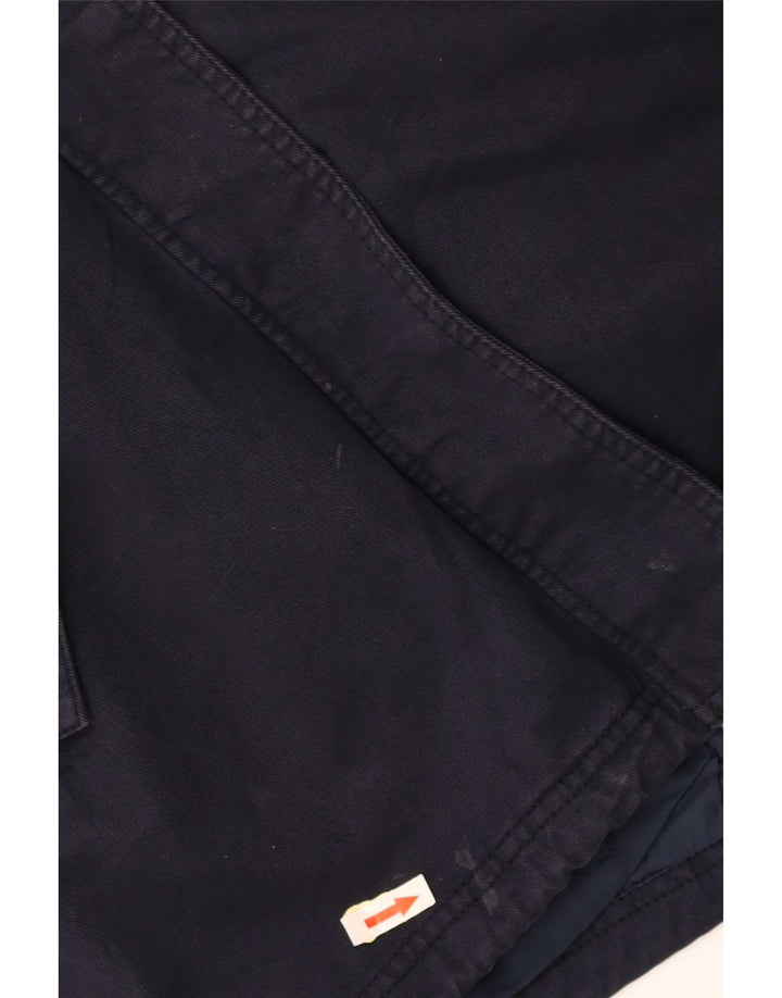 SUPERDRY Womens The Rookie Oversized Parka Jacket UK 6 XS  Navy Blue