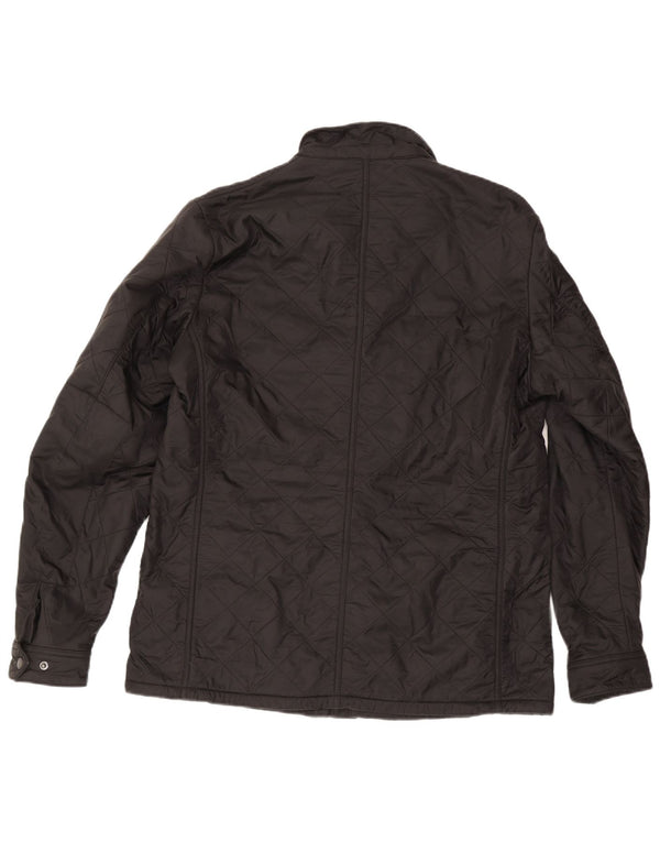 Barbour Mens Quilted Jacket UK 42 XL Black Polyamide