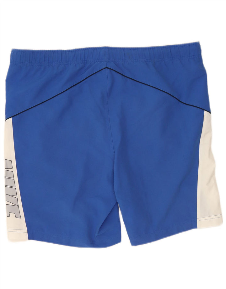 Nike Mens Graphic Sport Shorts Medium  Blue Colourblock Polyester