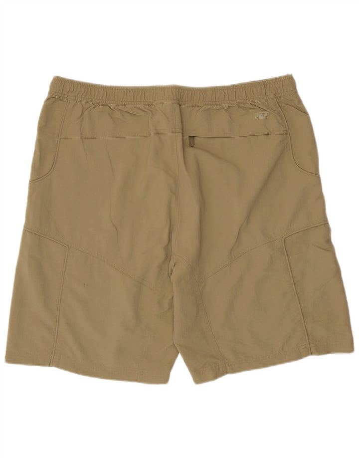 ADIDAS Mens Shorts W40 XL  Khaki Colourblock Nylon