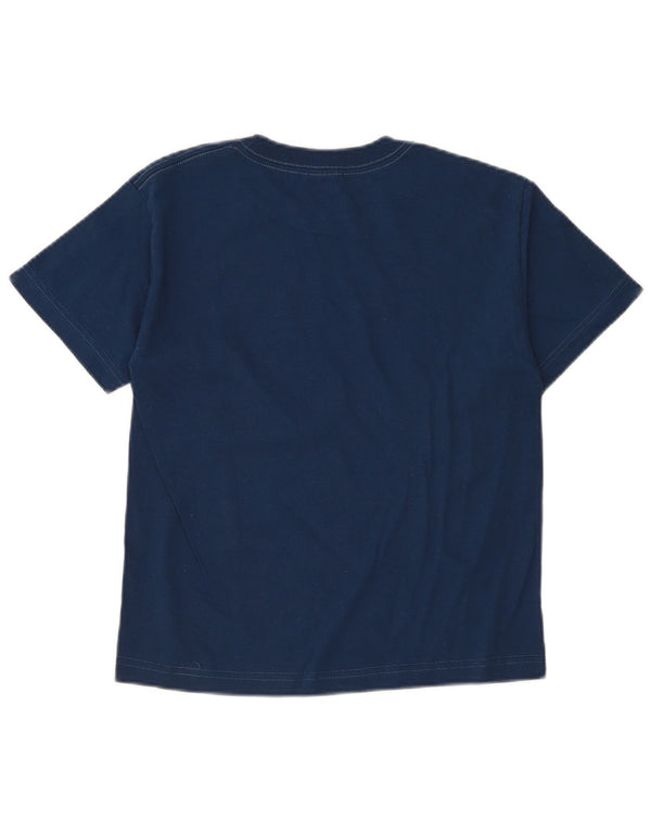 Hard Rock Cafe Womens Miami Graphic T-Shirt Top UK 12 Medium Navy Blue