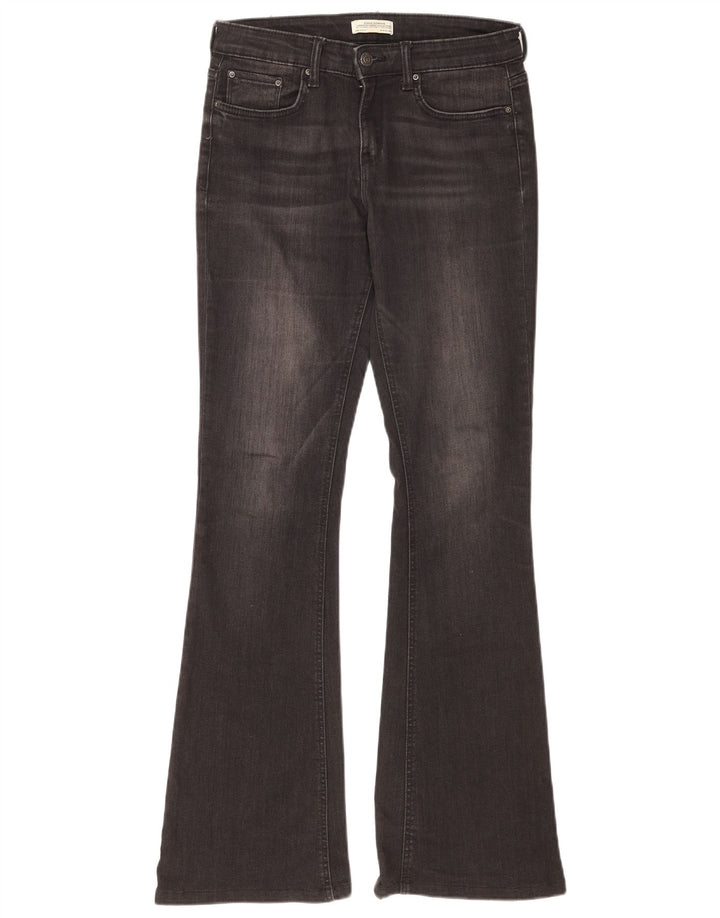 ZARA Womens Flared Jeans EU 38 Small W28 L32 Black