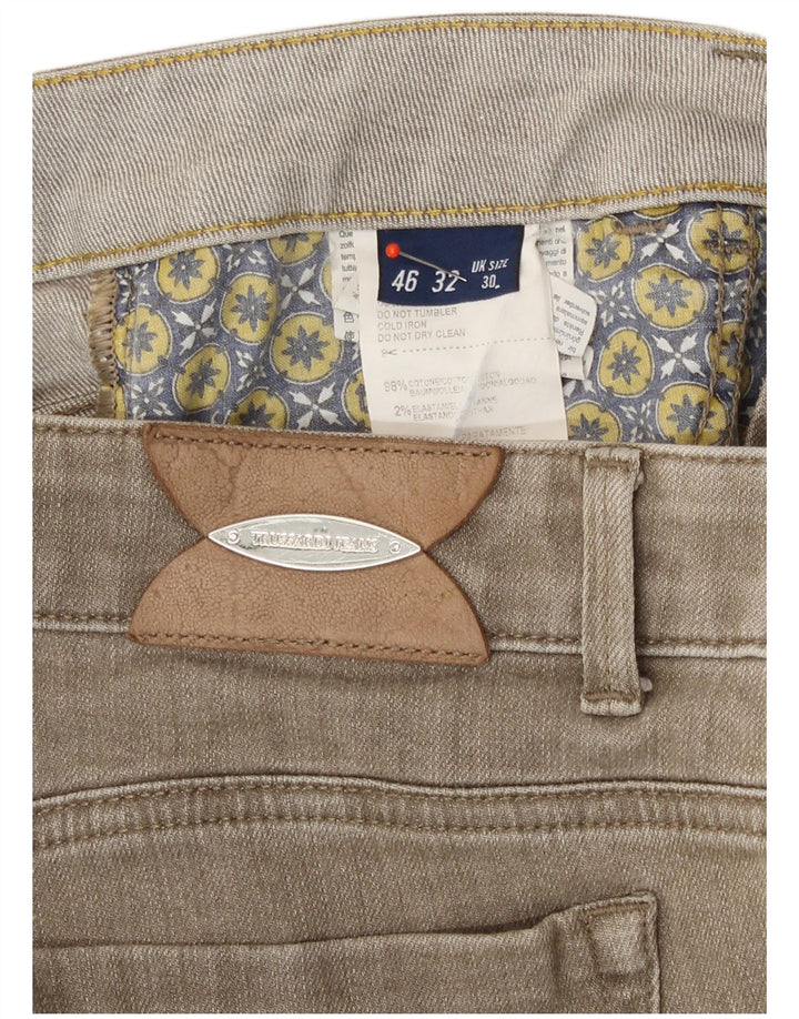 Trussardi Womens Slim Jeans W30 L29 Beige Cotton