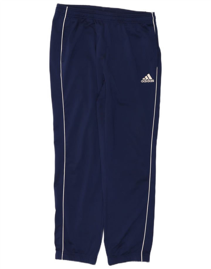 Adidas Mens Tracksuit Trousers Joggers Large  Navy Blue Polyester