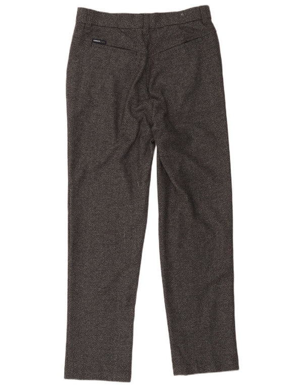 Cerruti Womens Straight Suit Trousers W32 L32 Grey Wool