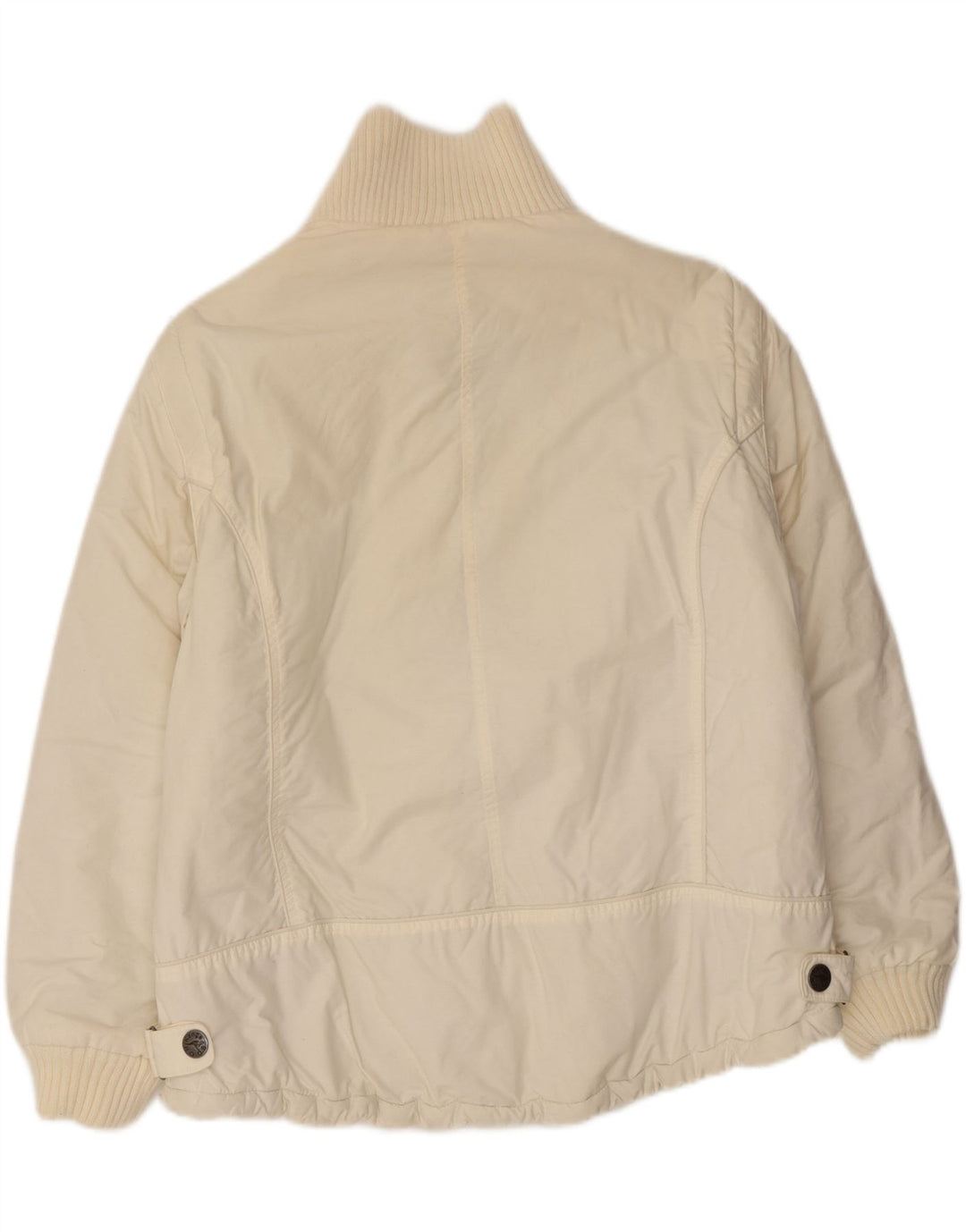 KANGAROOS Womens Padded Jacket UK 18 XL  White Cotton