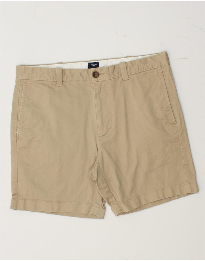 J. CREW Mens Chino Shorts W32 Medium  Beige Cotton
