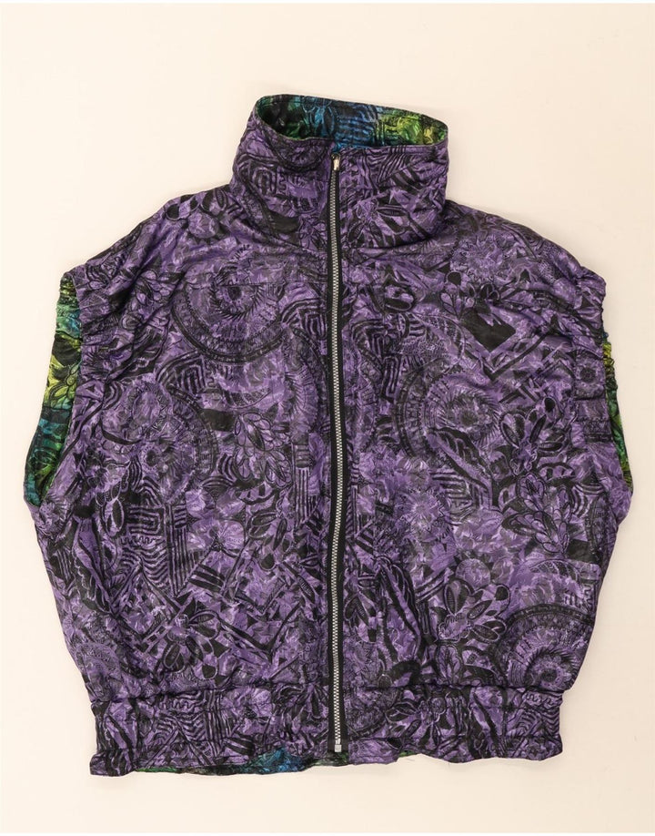 Klepper Womens Reversible Tracksuit Top Jacket EU 42 Large Multicoloured