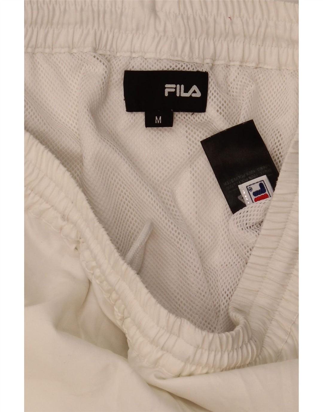 Fila Mens Sport Shorts Medium White Striped Polyester