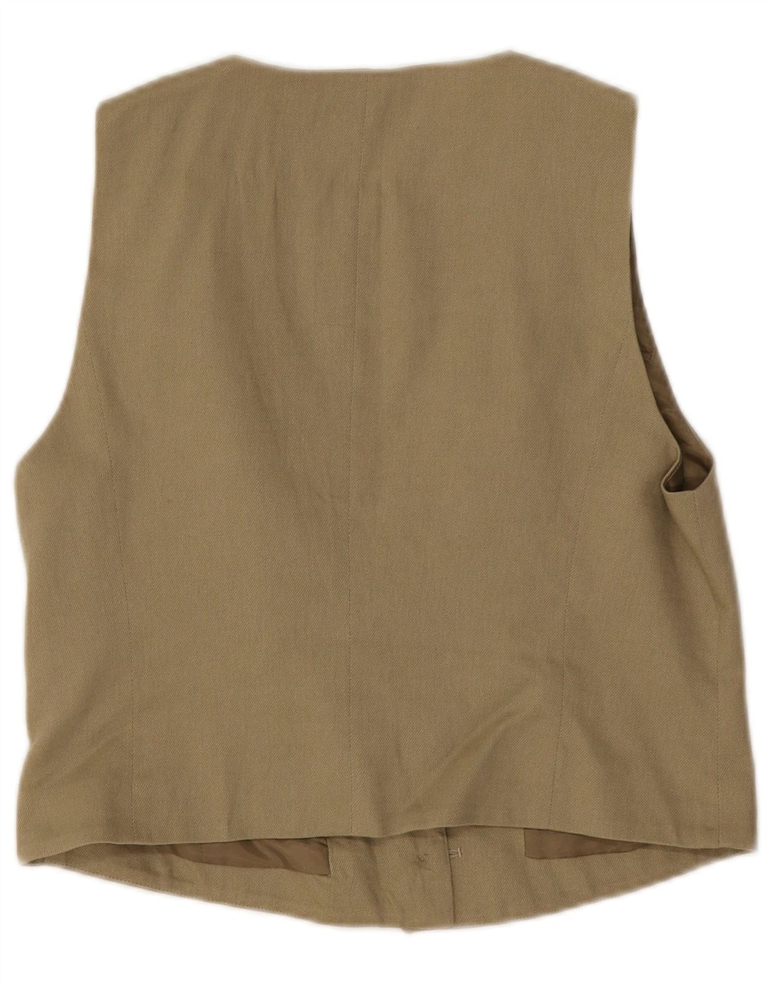 Jake's Womens Waistcoat UK 12 Medium Khaki