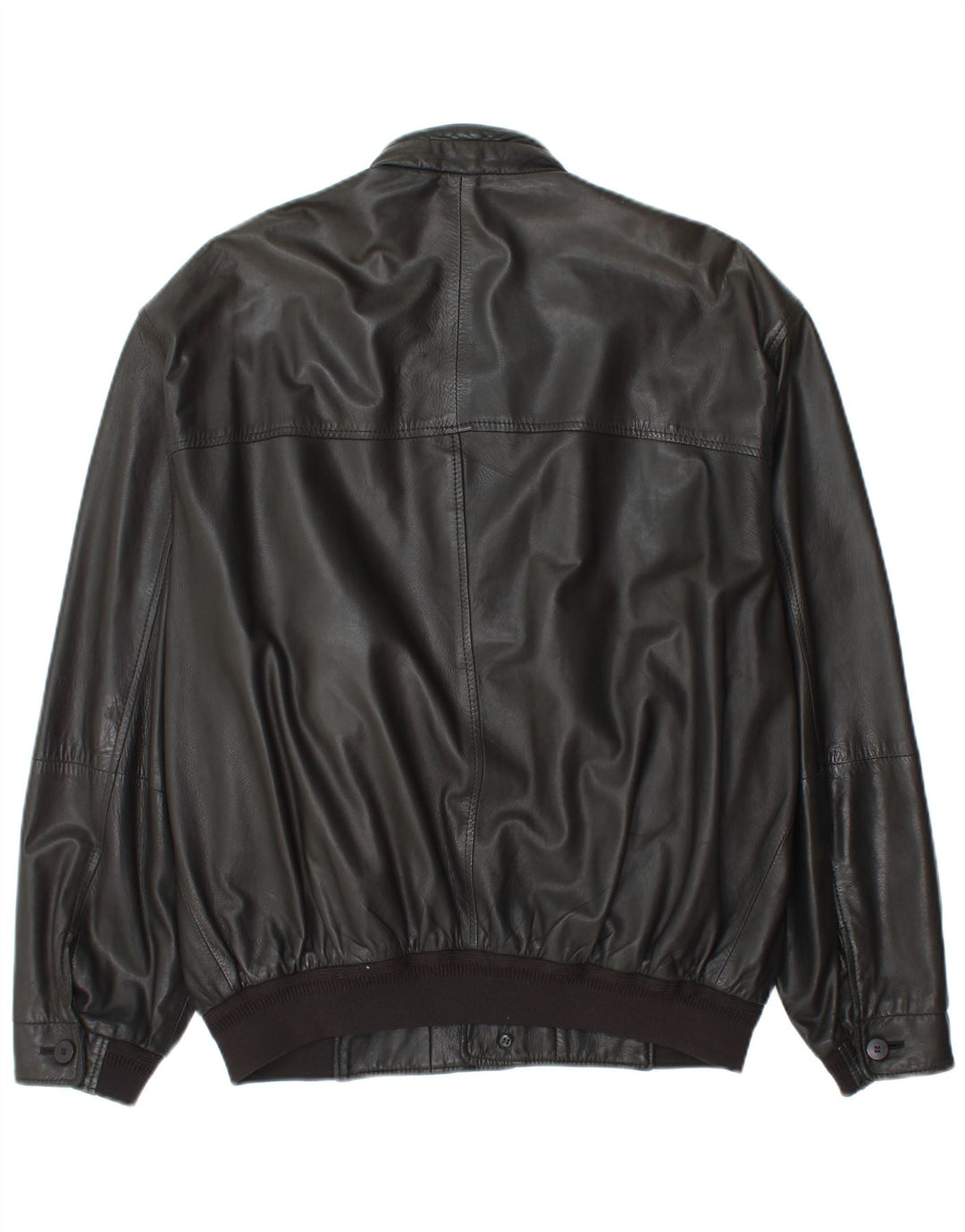 KAPRAUN Mens Leather Jacket UK 40 Large Black