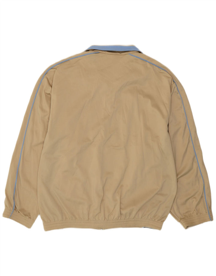 Puma Mens Tracksuit Top Jacket XL Beige Colourblock Polyester