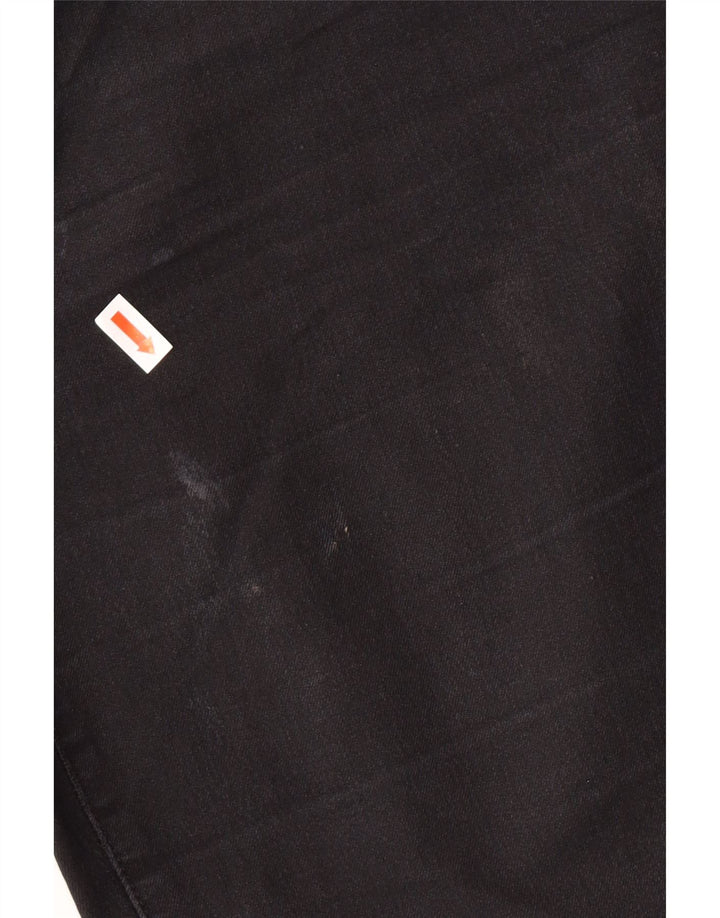 ARMANI Womens Tapered Jeans W29 L27 Black Cotton