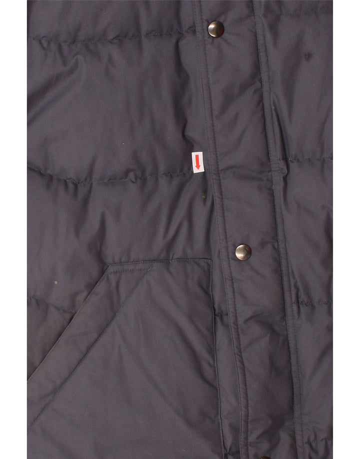 ELHO Mens Padded Coat IT 52 XL Grey Polyester Vintage Elho and Second-Hand Elho from Messina Hembry 