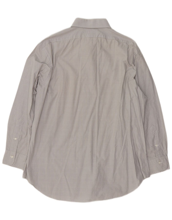 POLO RALPH LAUREN Mens Shirt Size 17 XL Grey Check Cotton