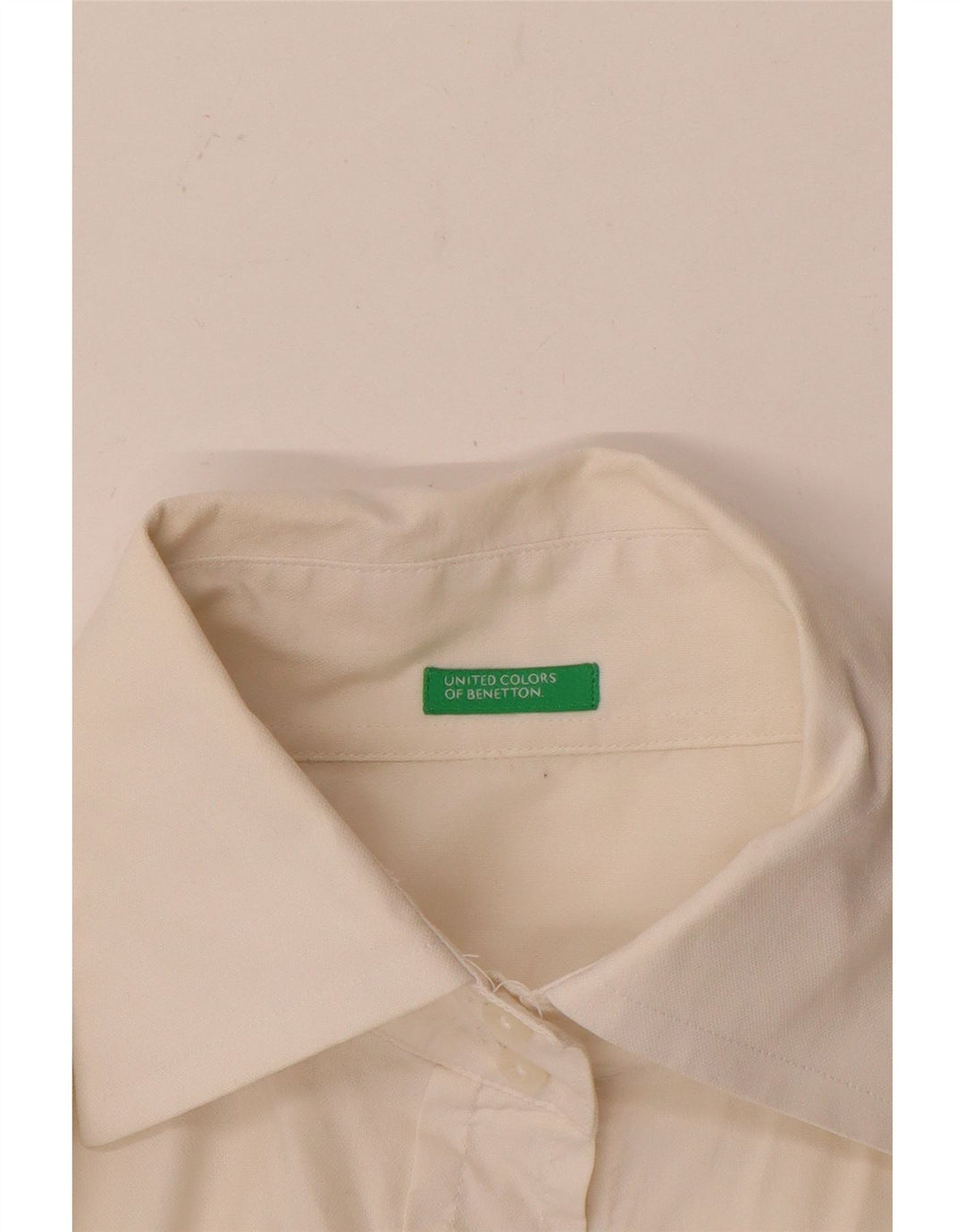 Benetton Womens Shirt UK 12 Medium White