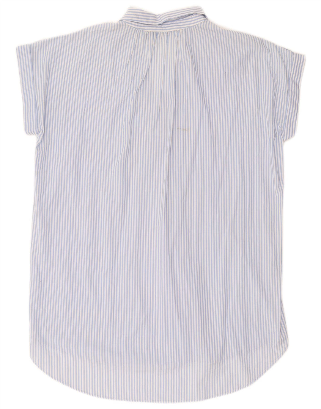 Zara Womens Oversized Tunic Dress UK 14 Medium Blue Pinstripe