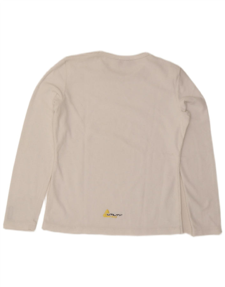 Gas Womens Top Long Sleeve UK 18 XL White Polyester