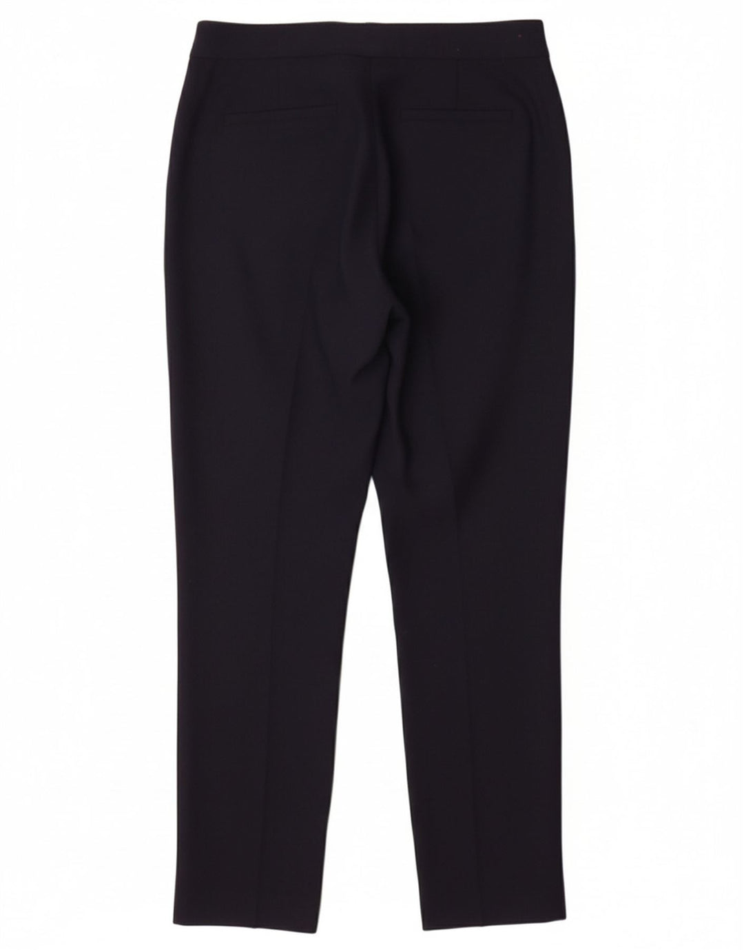 HOBBS Womens Slim Chino Trousers Medium W28 L28 Navy Blue Wool