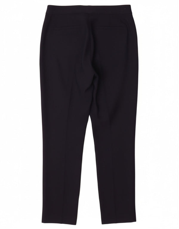 HOBBS Womens Slim Chino Trousers Medium W28 L28 Navy Blue Wool