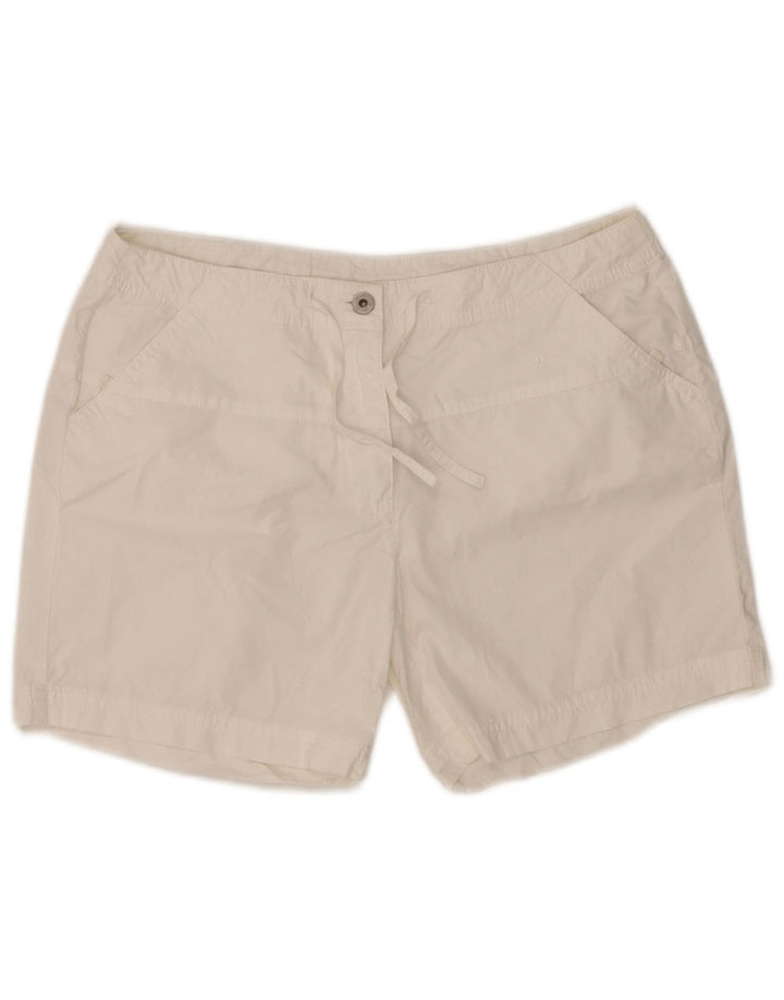 Champion Womens Casual Shorts Large W32 White Cotton