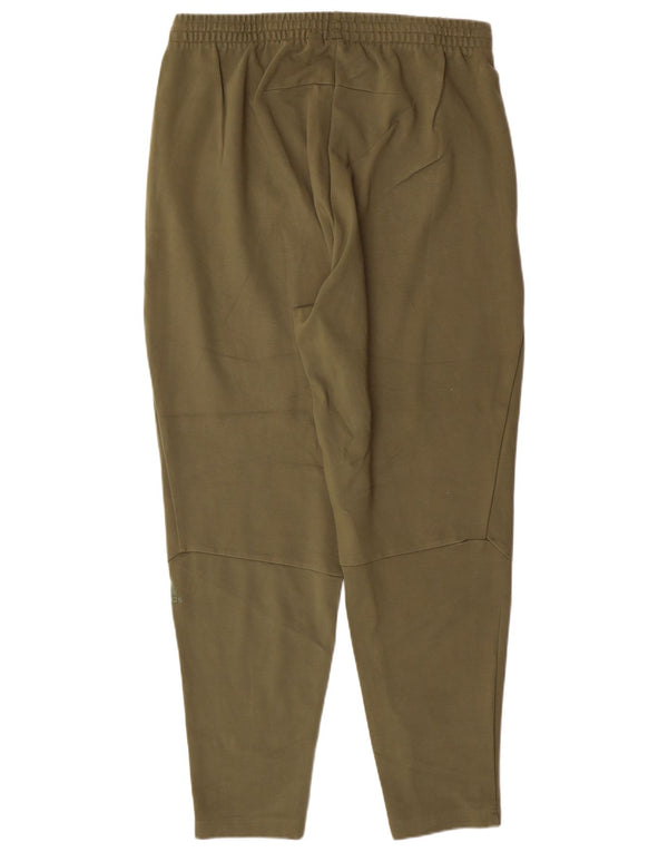ADIDAS Mens Tracksuit Trousers Large  Khaki Rayon