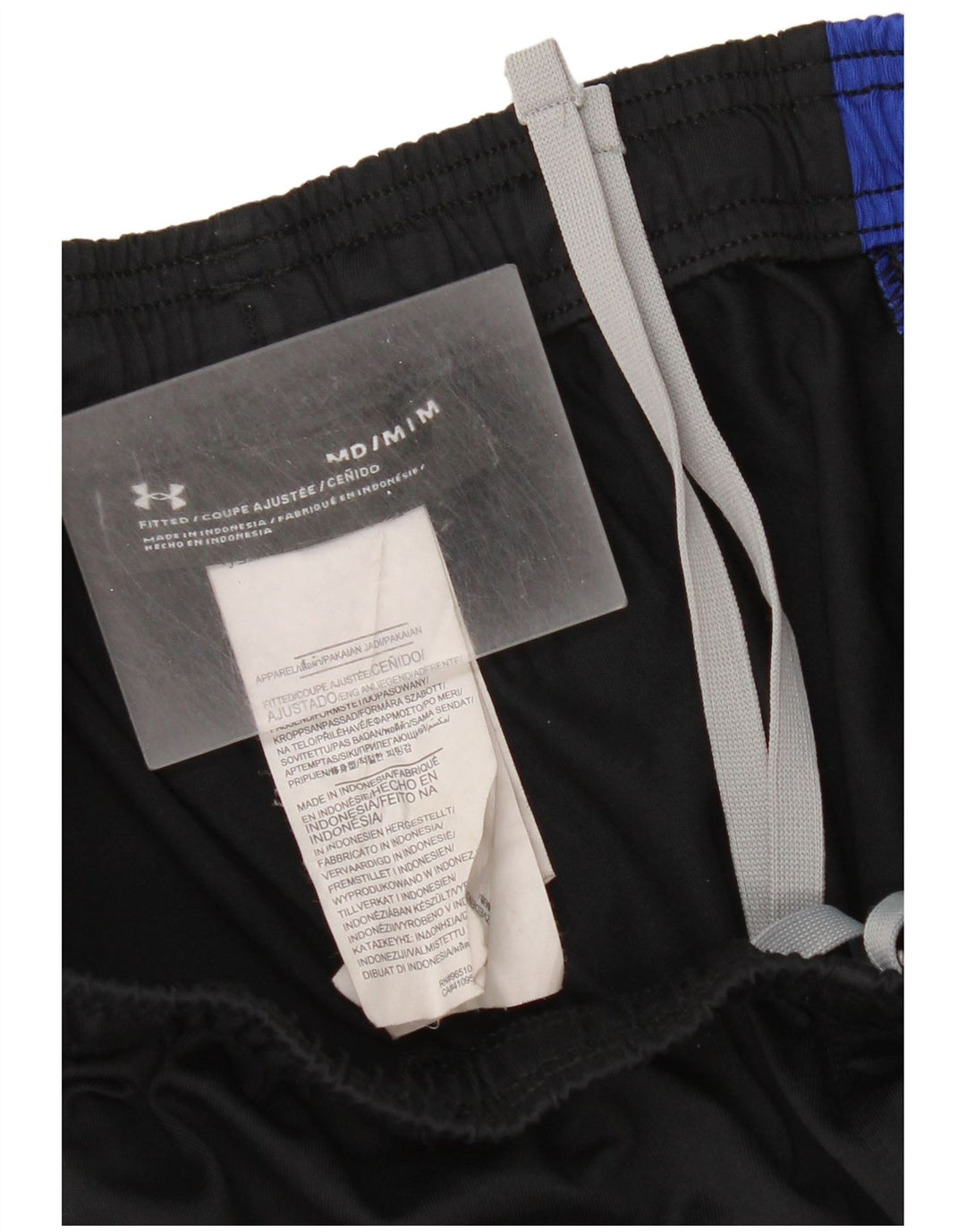 Under Armour Mens Tracksuit Trousers Medium Black Polyester