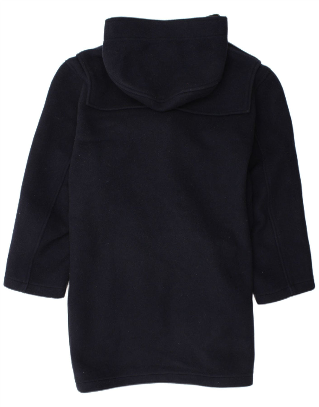 MONTGOMERY Mens Hooded Duffle Coat UK 48 4XL Navy Blue Wool