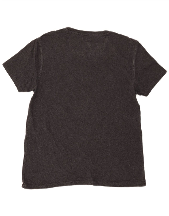 FAT FACE Mens T-Shirt Top Medium Grey Cotton